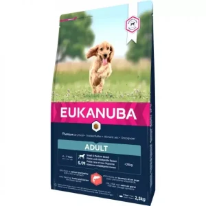 Euk Adult Small/Medium Salmon & Barley 2,5 Kg