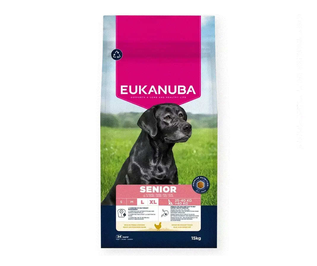 Euk Caring Senior Large Breed Chicken 15 kg