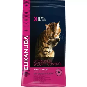 Euk Cat Adult Sterilised/Weight Control 10Kg