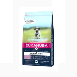 EUK Puppy & Jr., L-XL, Grainfree, Ocean Fish, 12kg.