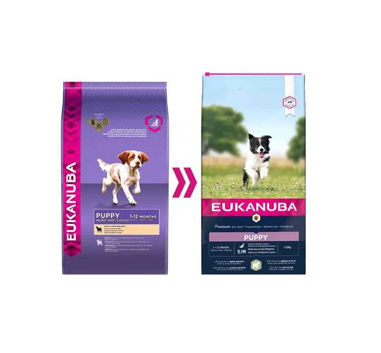 Euk Puppy Small & Medium Lamb & Rice 12 kg