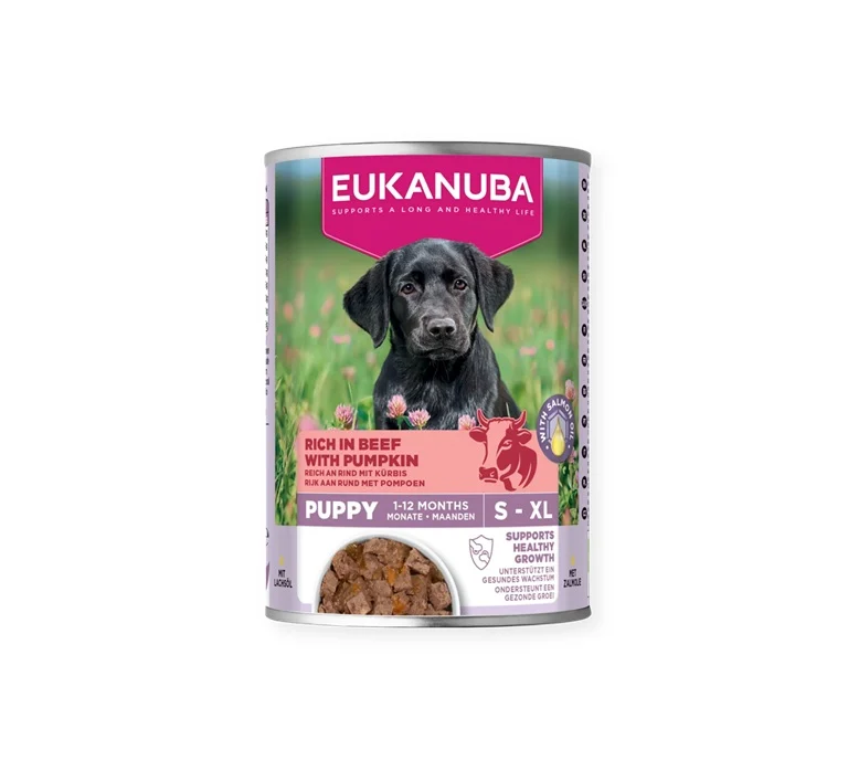 EUK WET, Puppies, Beef With Pumpkin 400g.