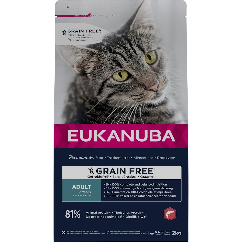 EUKANUBA CAT Adult Grainfree Laks