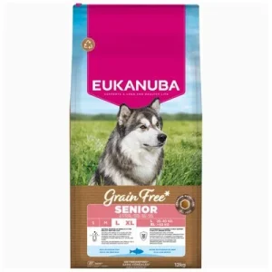 Eukanuba Grain Free Senior Large & Giant med havfisk