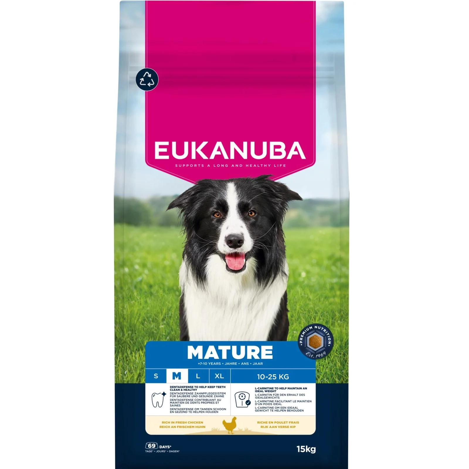 Eukanuba Mature Medium Breed Kylling 15kg