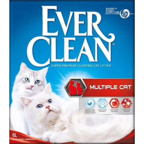 EVER CLEAN 10L. (Rød) Multiple Cat