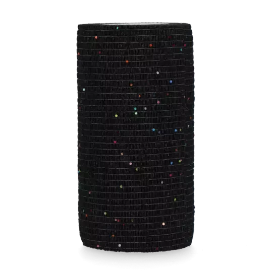 Excellent Animal Selvklebende Bandasje 10cm – Svart Glitter
