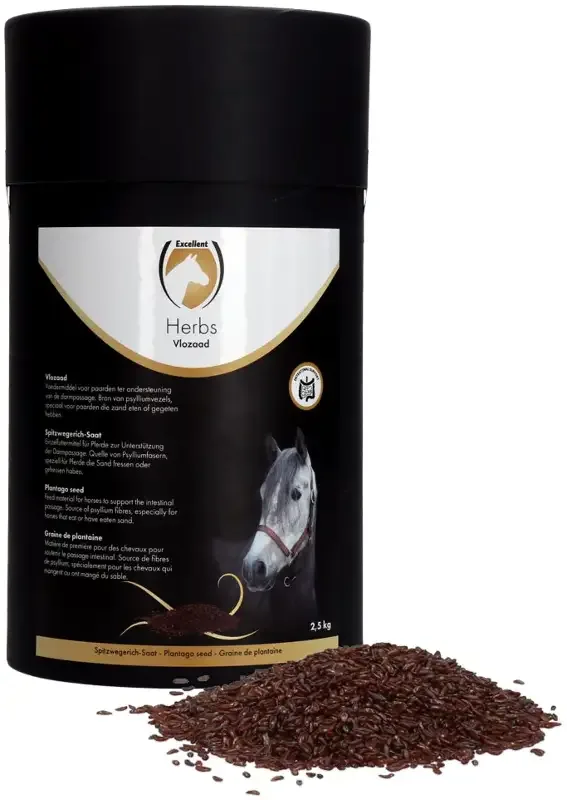 Excellent Herbs Loppefrø (plantago psyllium) 2,5 kg
