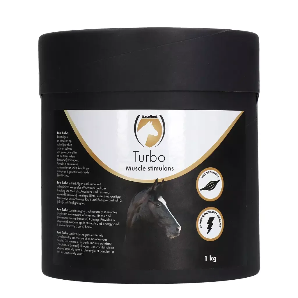 Excellent Horse Equi Turbo 1 kg – Muskeltilskudd for Muskelvekst og Restitusjon