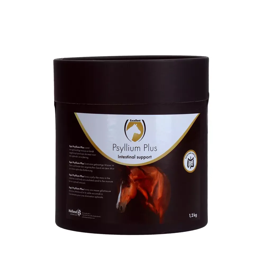 Excellent Horse Psyllium Plus 1.2kg – 95% Psylliumskall for Sandfjerning & Tarmfunksjon