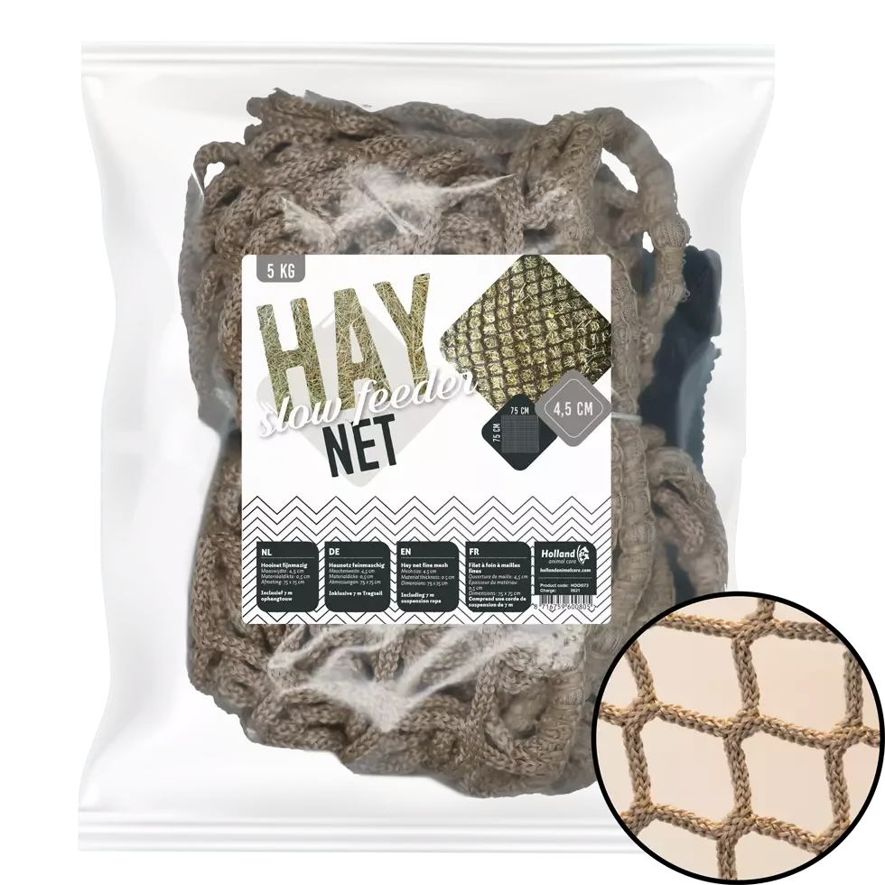 Excellent Horse Slowfeeder Høynett 5 kg – 45mm Maske