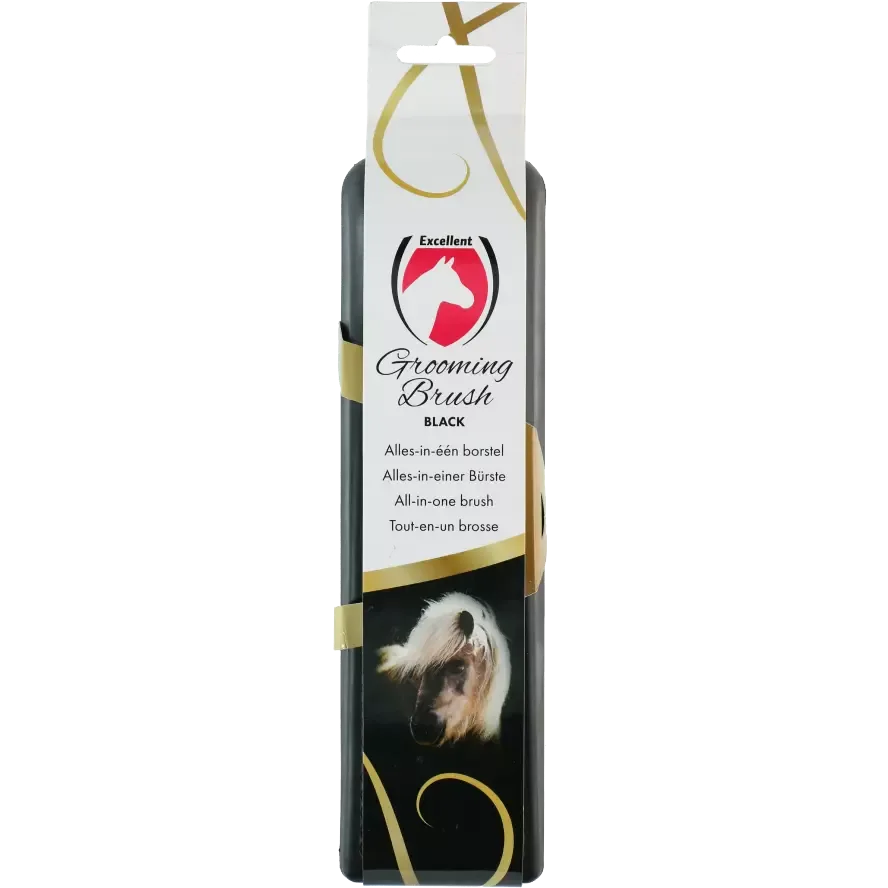 Excellent Horse Strigle Large – Rosa Multifunksjonell Børste