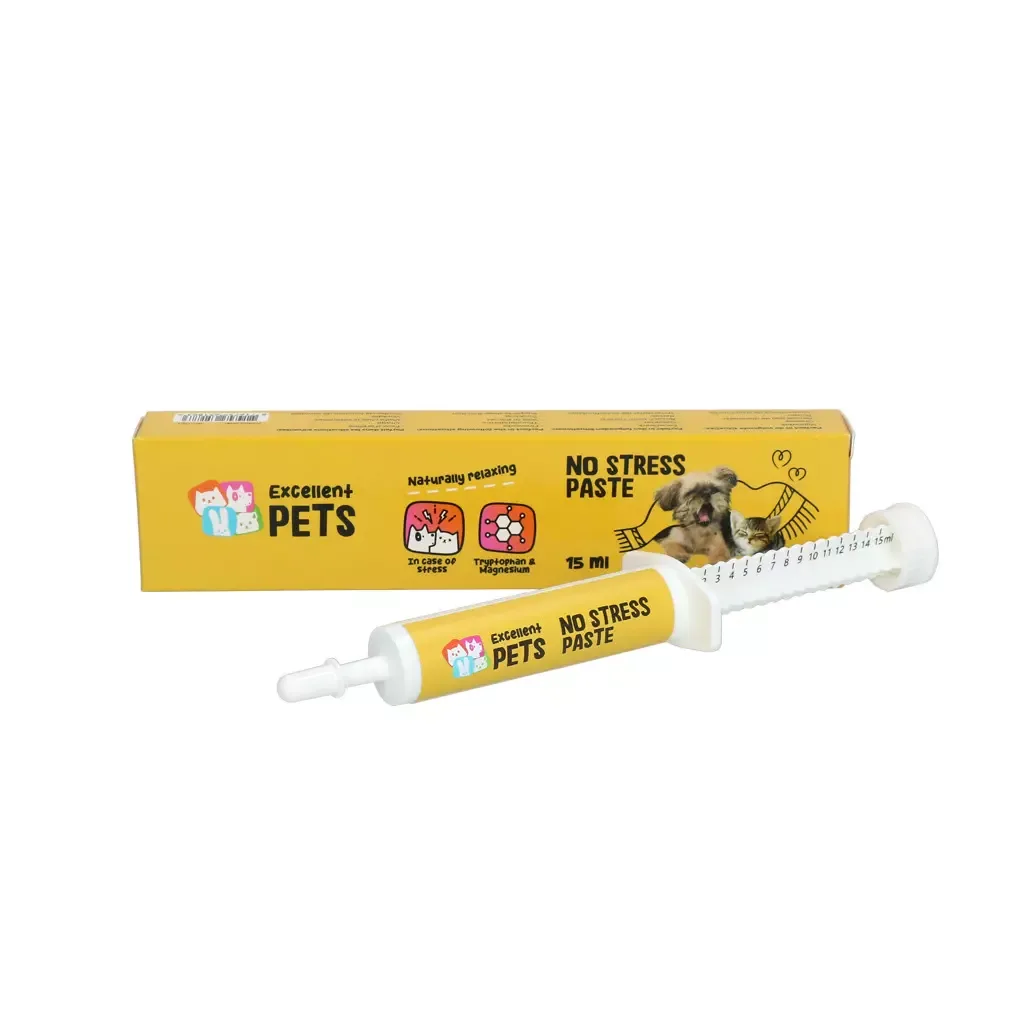 Excellent Pets No Stress Paste 15ml – Hurtigvirkende beroligende til hund og katt ved stress