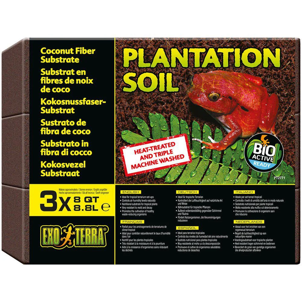 Exoterra Plantation Soil 8.8l Tropisk Substrat - Image 2