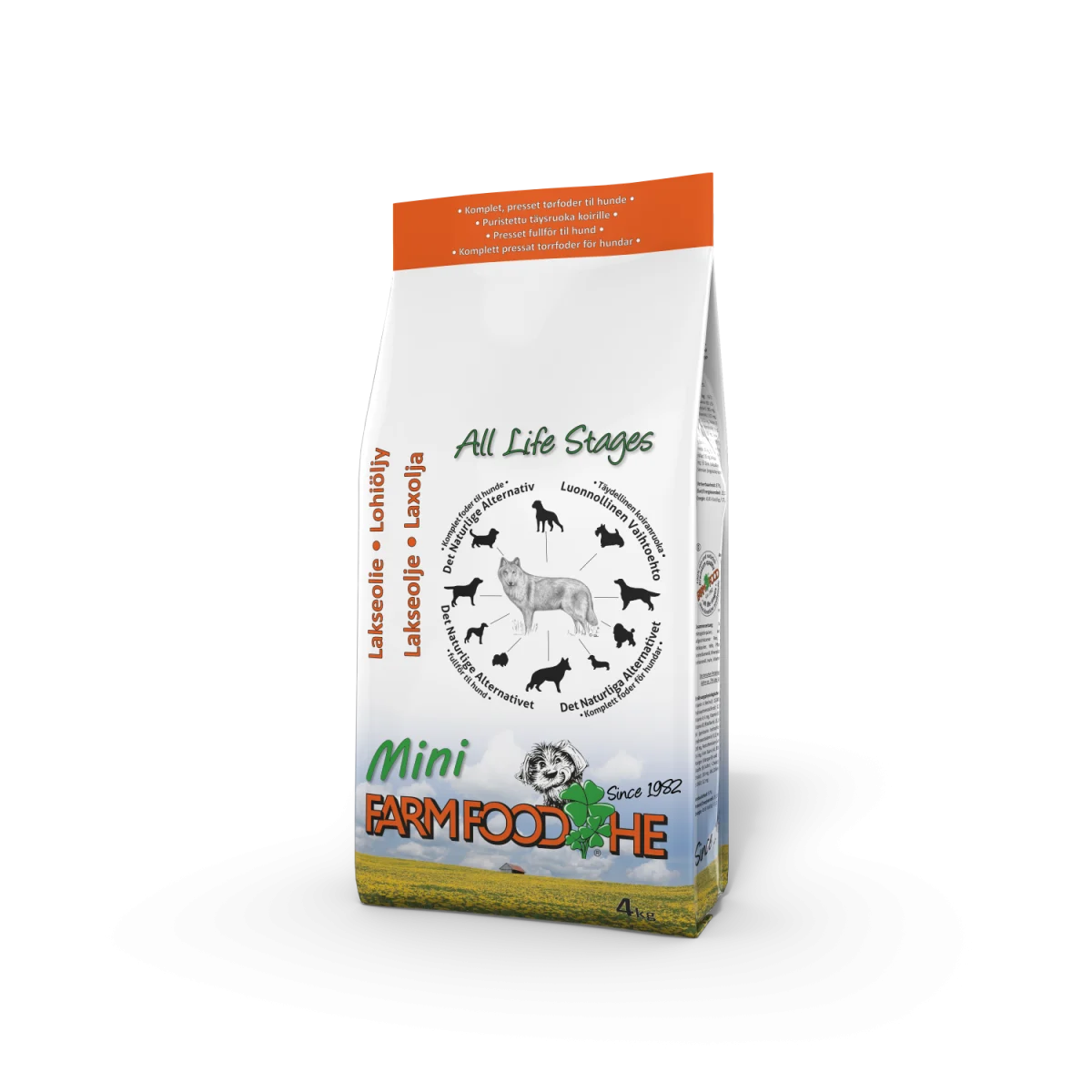 Farm Food HE all life stages skotsk lakseolje mini 4kg
