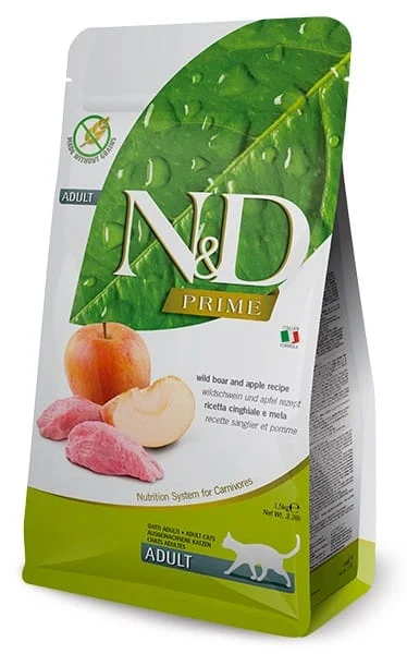 Farmina N&D Cat Prime Wild Boar & Apple Adult 5kg