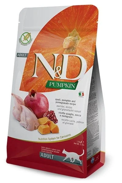 Farmina N&D Cat Pumpkin Quail & Pomegranate Adult 1,5kg
