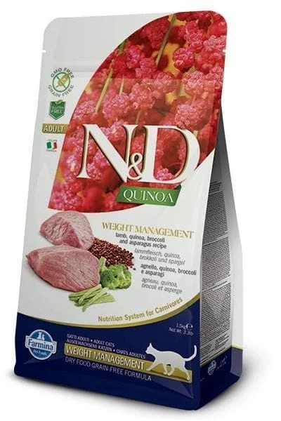Farmina N&D Cat Quinoa Weight Management Adult 1,5kg