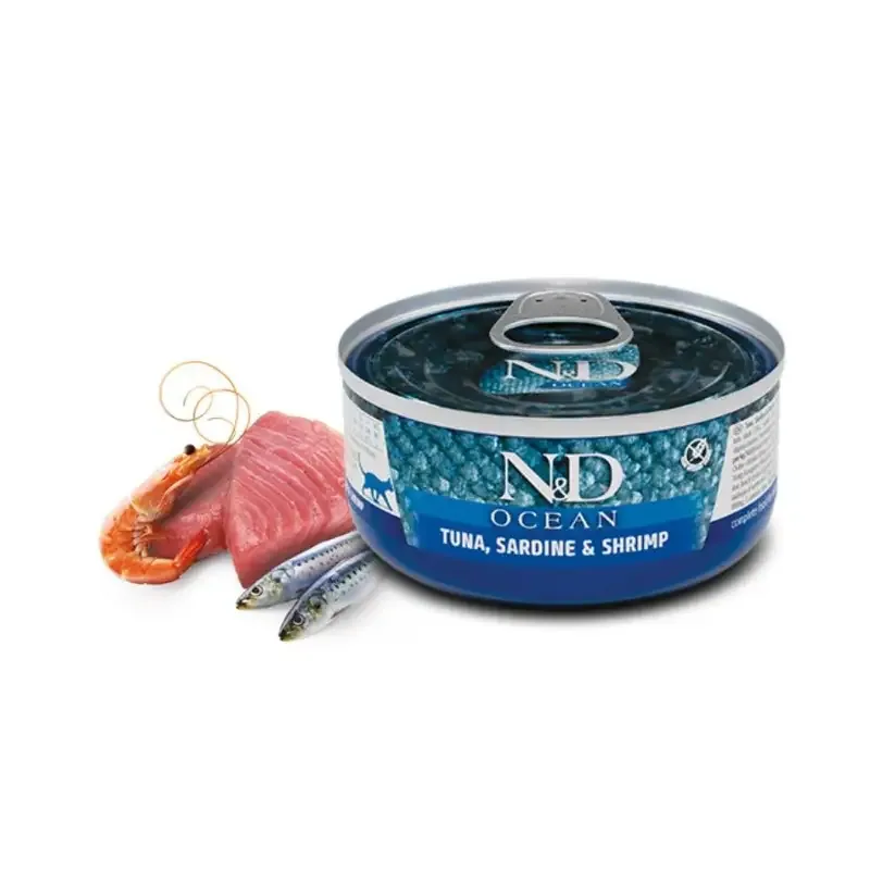 Farmina N&D Ocean Tuna, Sardine & Shrimp Adult Cat