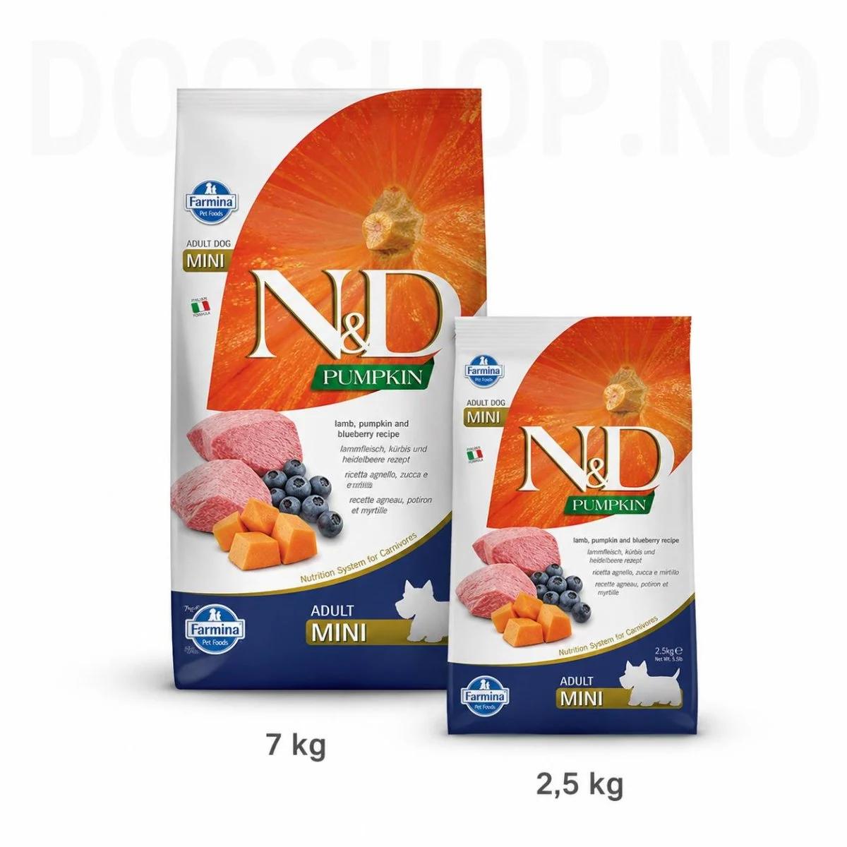 Farmina N&D Pumpkin Lamb & Blueberry Adult Mini