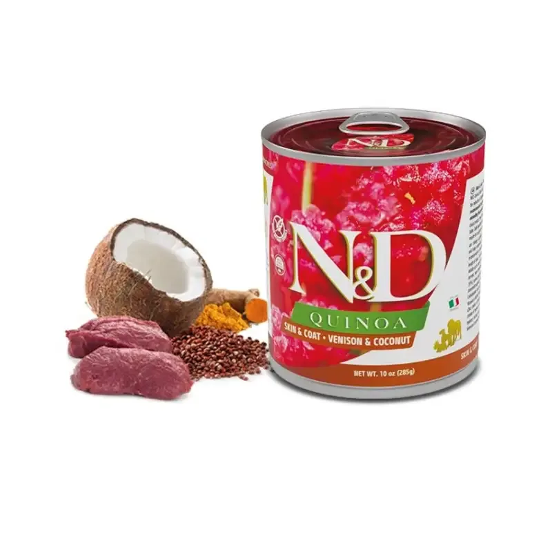 Farmina N&D Quinoa Skin & Coat Venison Adult Dog
