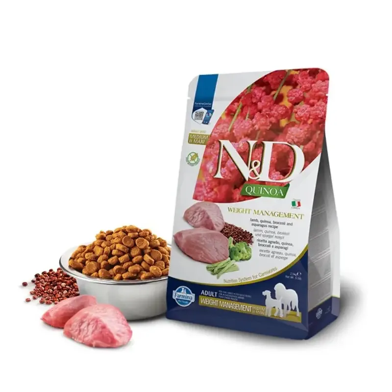 Farmina N&D Quinoa Weight Management Lamb Medium & Maxi Adult Dog