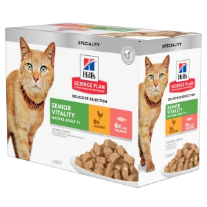 Feline Senior Vitality Chicken & Salmon 12x85g