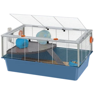 Ferplast Criceti - Hamsterbur med åpningsbart tak Blå 78 x 48 x 39 cm