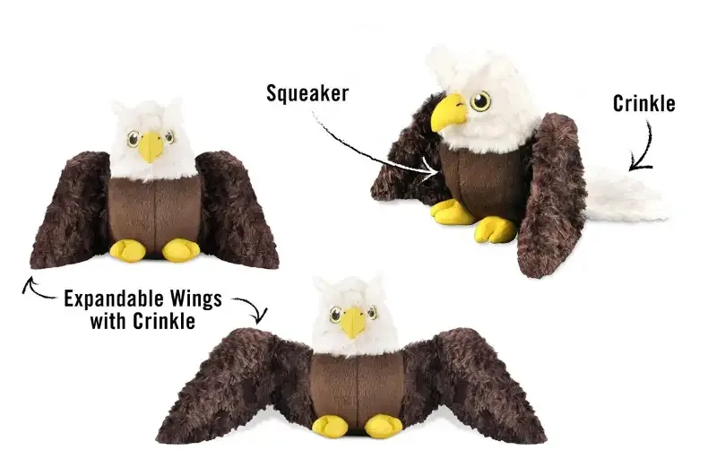 Fetching Flock Collection Edgar the Eagle m/Chew Guard