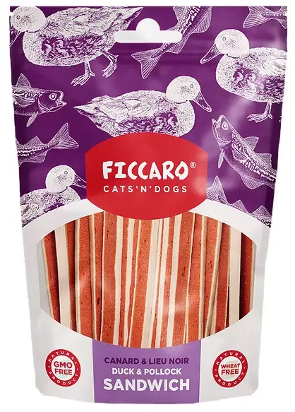 FICCARO – And & Alaska Torsk Sandwich 100g (10)