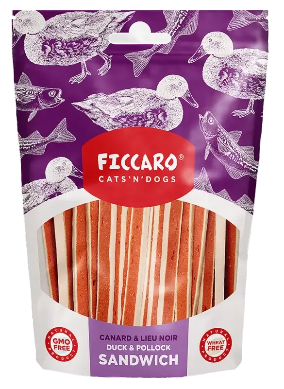 Ficcaro – And & hyse sandwich, 100g