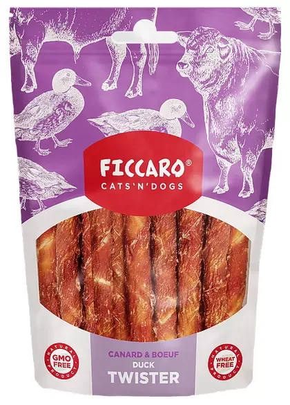 FICCARO – And & Råhud Twister 100g (10)