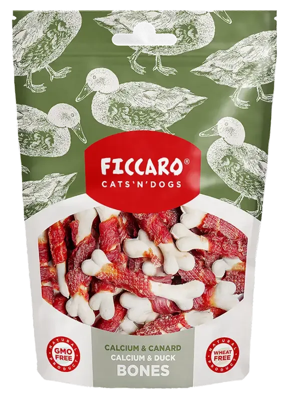 Ficcaro – Kalsium og andebein, 100g