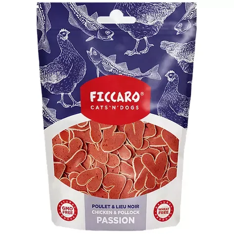 FICCARO – Kylling & Alaska Torsk Passion 100g (10)