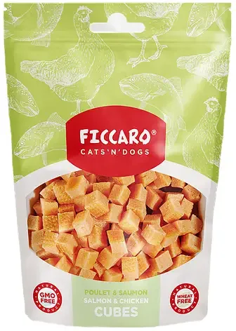 Ficcaro – Kylling- og laksestykker