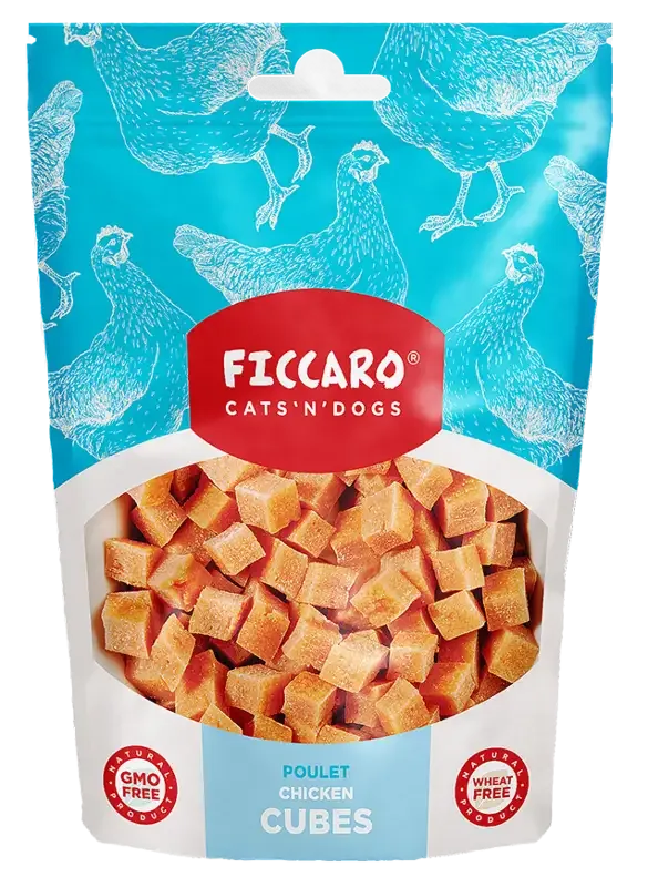 Ficcaro – Kyllingterninger, 100g