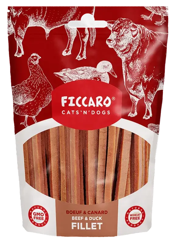 Ficcaro – storfekjøtt- og andefilet, 100g