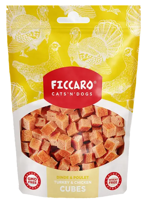 Ficcaro – Tyrkey & kylling terninger