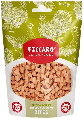 Ficcaro – Tyrkia & Kylling biter, 100g