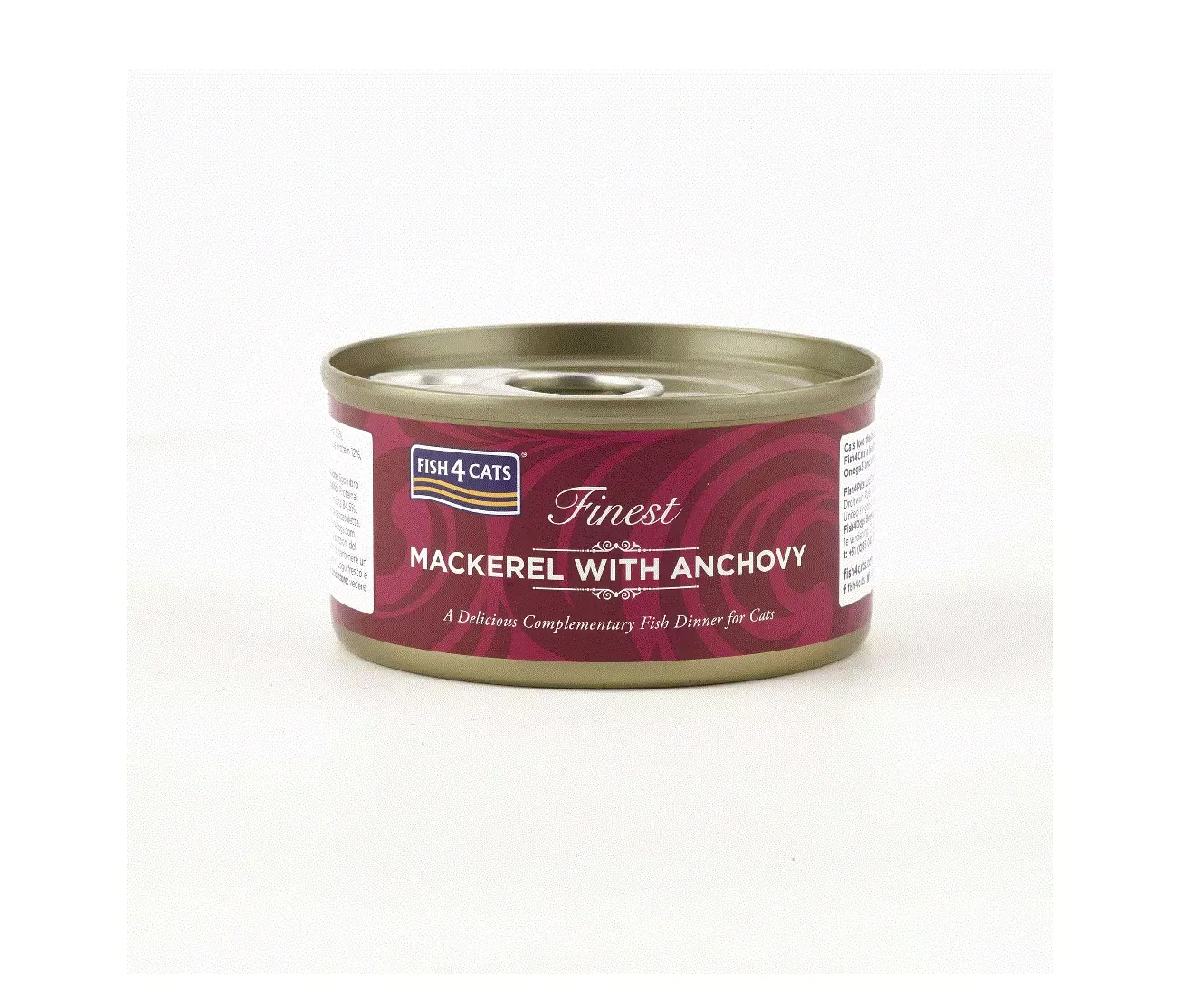 FINEST F4C, Mackerel w/Anchovy, 70g.