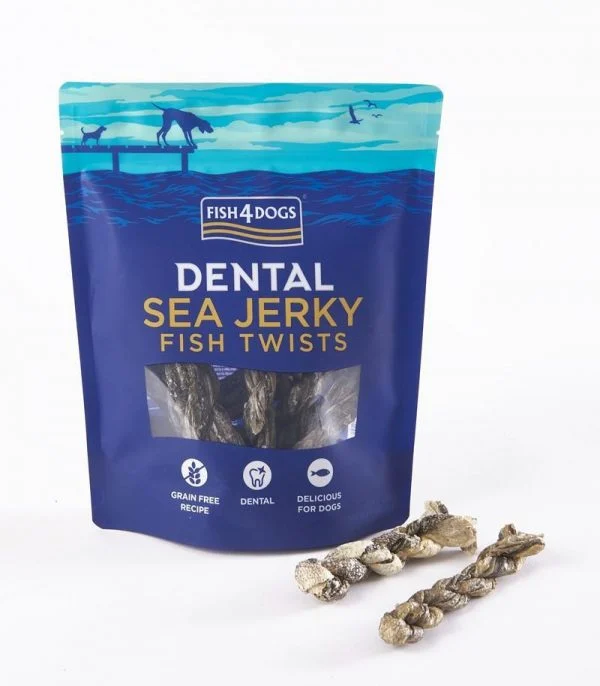 Fish4Dogs Jerkey Fish Twist 500g