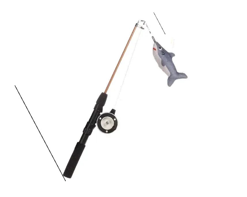 FISKESTANG ‘Rodney’, m/hai, 41cm.