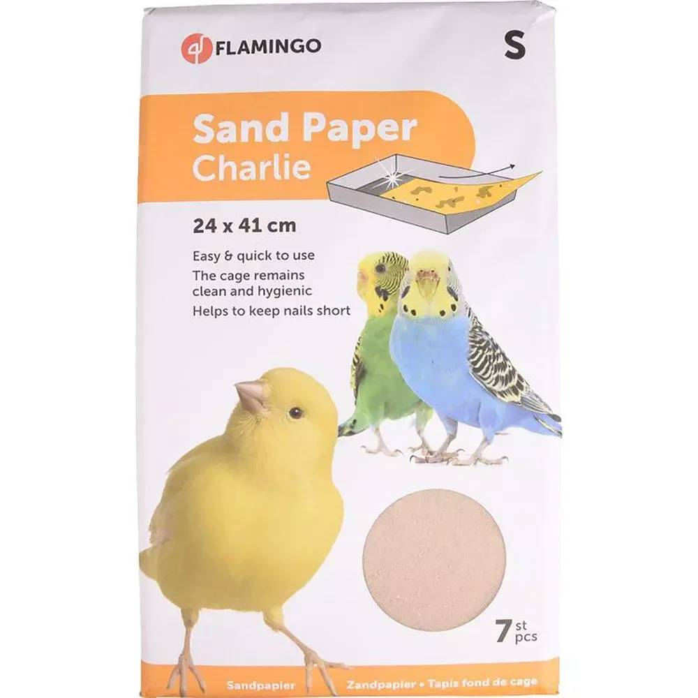 Flamingo Sandpapirark 24×41 cm (7 stk) – Burinnlegg for Enkel Rengjøring og Neglslitasje
