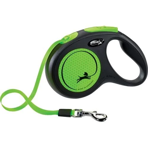 Flexi New Neon Flexline M 5m 25kg Grønn