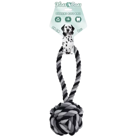Floss Toss Extreme Rope Sling 60 cm – Kraftig drakampleke for tannpleie og lek