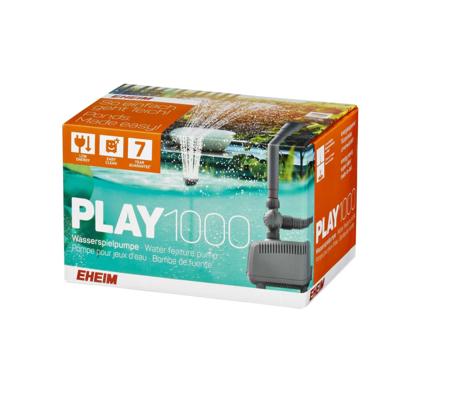 FONTENEPUMPE Eheim, «Play 1000» 9W 1000L/H