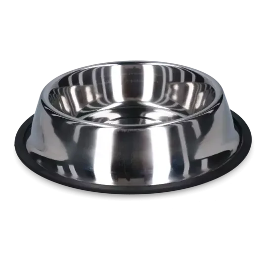 Food or drinking bowl stainless steel with non-slip 2.80ltr Ø 33cm