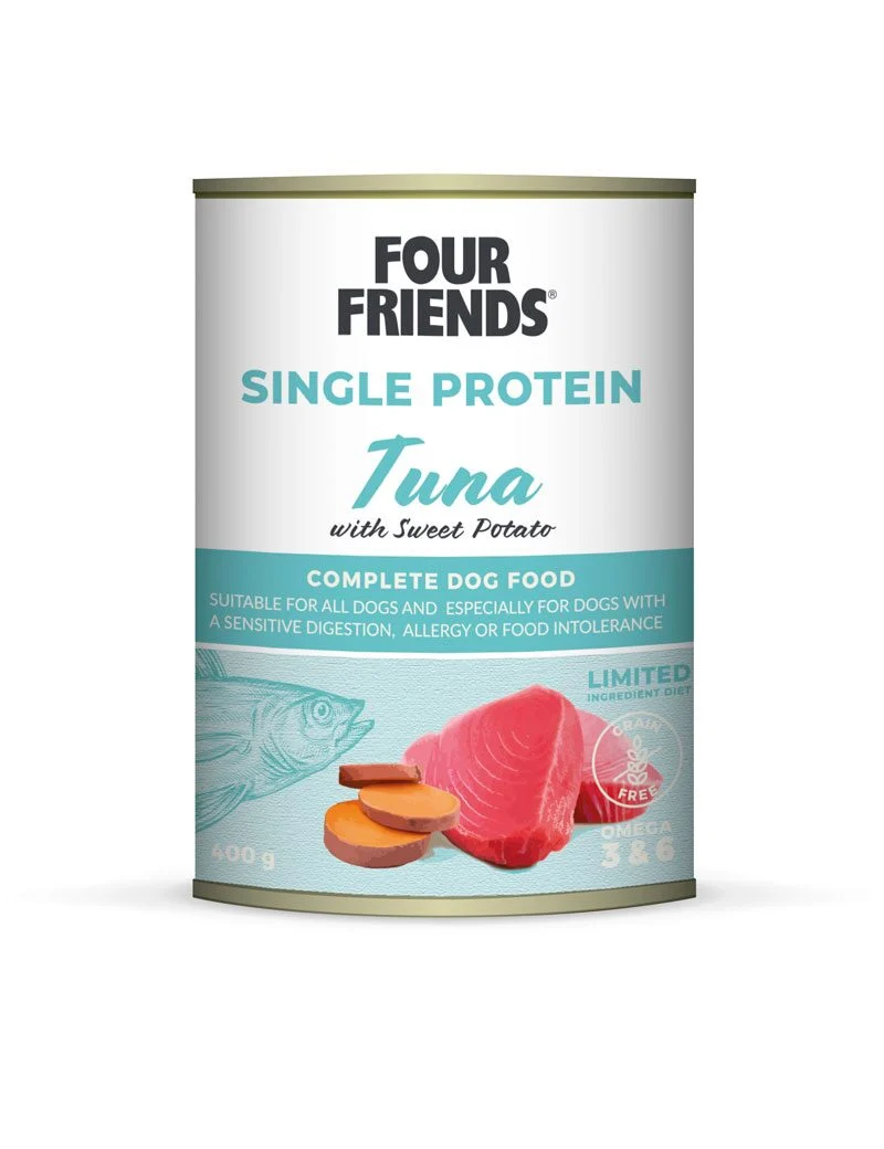 FourFriends Single Protein Tuna & Sweet Potato 400gr - Image 2
