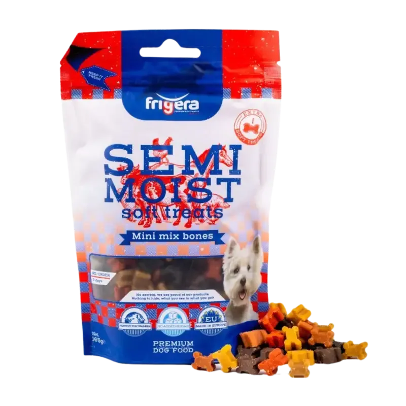 Frigera – Halvfuktig myk, Mini mix bein, 165 g