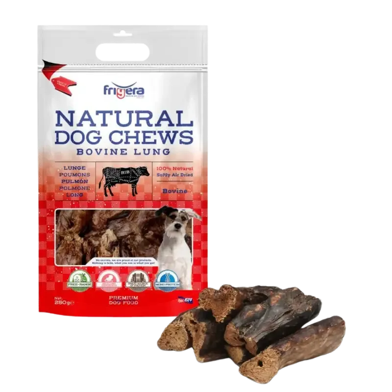 Frigera – Naturlige hundegodbiter okselunge, 250g